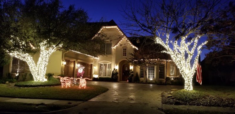 Christmas lights Rowlett